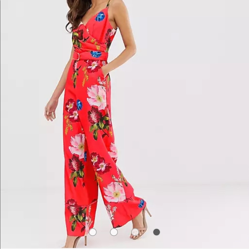 Ted Baker London Piiper Berry Jumpsuit